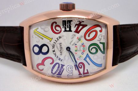 Franck Muller Crazy Color Dreams Watch Extra Large Size